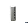 ROSEE, armoire de rangement 60 cm - 2 portes - 3 finitions