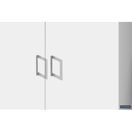 ROSEE, armoire de rangement 80 cm - 2 portes - 3 finitions