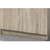 ROSEE, armoire de rangement 80 cm - 2 portes - 3 finitions