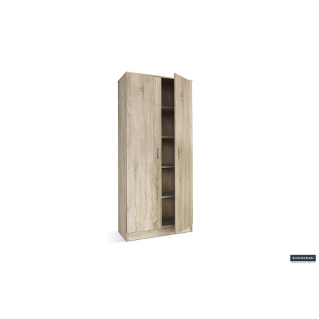 ROSEE, armoire de rangement 80 cm - 2 portes - 3 finitions