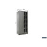 ROSEE, armoire de rangement 80 cm - 2 portes - 3 finitions