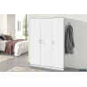 ROSEE, armoire de rangement 120 cm - 3 portes - 3 finitions