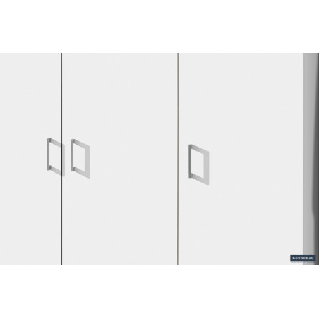 ROSEE, armoire de rangement 120 cm - 3 portes - 3 finitions