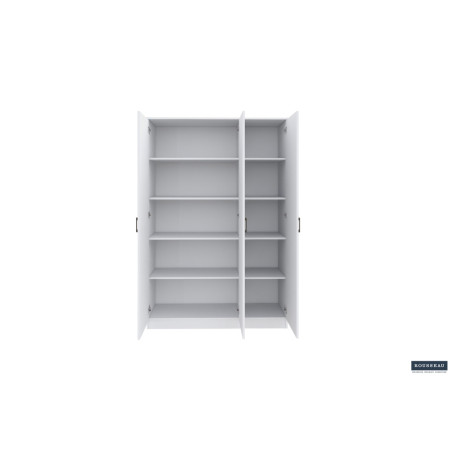 ROSEE, armoire de rangement 120 cm - 3 portes - 3 finitions