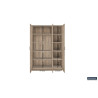 ROSEE, armoire de rangement 120 cm - 3 portes - 3 finitions