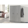 ROSEE, armoire de rangement 120 cm - 3 portes - 3 finitions