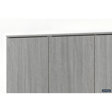 ROSEE, armoire de rangement 120 cm - 3 portes - 3 finitions