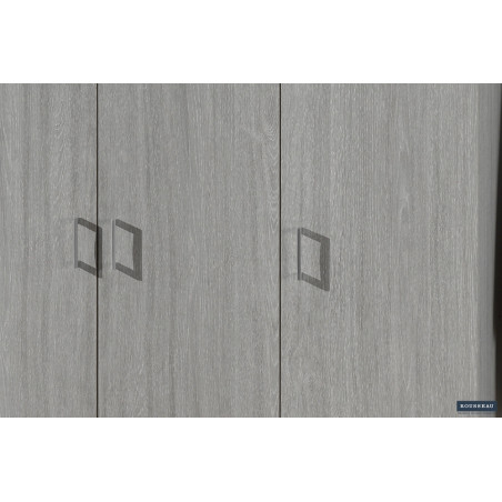ROSEE, armoire de rangement 120 cm - 3 portes - 3 finitions