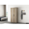 MISTRAL, armoire 80 cm - 2 portes - 2 finitions