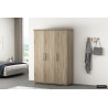 MISTRAL, armoire 120 cm - 3 portes - 2 finitions