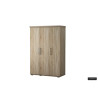 MISTRAL, armoire 120 cm - 3 portes - 2 finitions