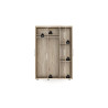 MISTRAL, armoire 120 cm - 3 portes - 2 finitions