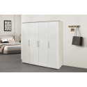 MISTRAL, armoire 160 cm - 4 portes - 2 finitions