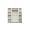 MISTRAL, armoire 160 cm - 4 portes - 2 finitions