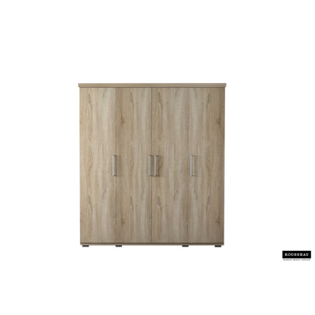 MISTRAL, armoire 160 cm - 4 portes - 2 finitions