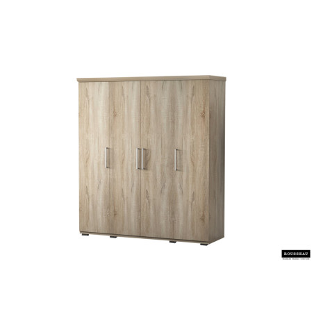 MISTRAL, armoire 160 cm - 4 portes - 2 finitions