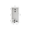 MARINIERE, armoire 80 cm - 2 portes - 3 finitions