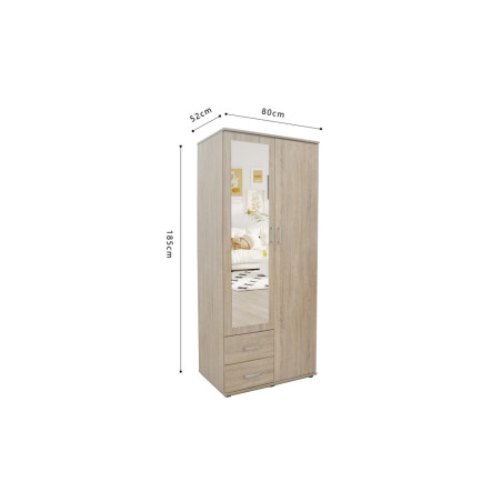 MARINIERE, armoire 80 cm - 2 portes - 3 finitions