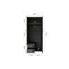 MARINIERE, armoire 80 cm - 2 portes - 3 finitions