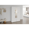 MARINIERE, armoire 120 cm - 3 portes - 3 finitions
