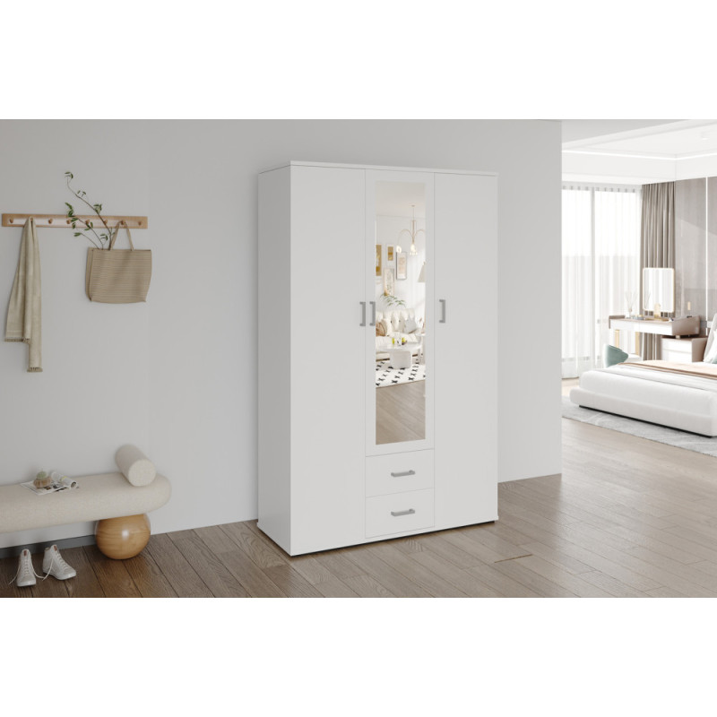 MARINIERE, armoire 120 cm - 3 portes - 3 finitions