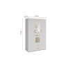MARINIERE, armoire 120 cm - 3 portes - 3 finitions