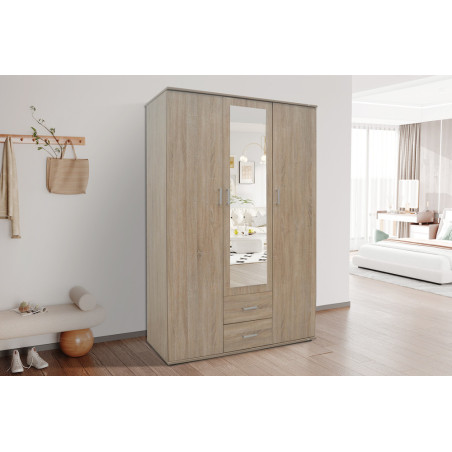 MARINIERE, armoire 120 cm - 3 portes - 3 finitions