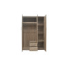 MARINIERE, armoire 120 cm - 3 portes - 3 finitions