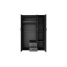 MARINIERE, armoire 120 cm - 3 portes - 3 finitions