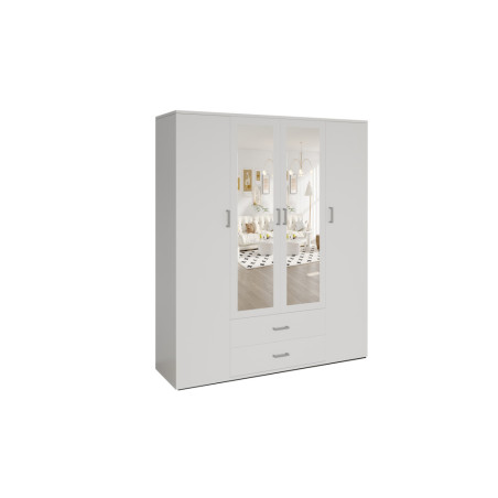 MARINIERE, armoire 160 cm - 4 portes - 3 finitions