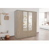 MARINIERE, armoire 160 cm - 4 portes - 3 finitions