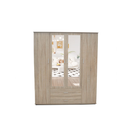 MARINIERE, armoire 160 cm - 4 portes - 3 finitions