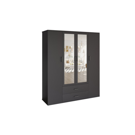 MARINIERE, armoire 160 cm - 4 portes - 3 finitions