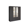 MARINIERE, armoire 160 cm - 4 portes - 3 finitions