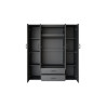 MARINIERE, armoire 160 cm - 4 portes - 3 finitions