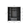 MARINIERE, armoire 160 cm - 4 portes - 3 finitions