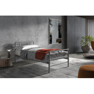 SANTAL, lit - métal - sommier inclus - 3 tailles