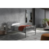 SANTAL, lit - métal - sommier inclus - 3 tailles