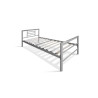 SANTAL, lit - métal - sommier inclus - 3 tailles