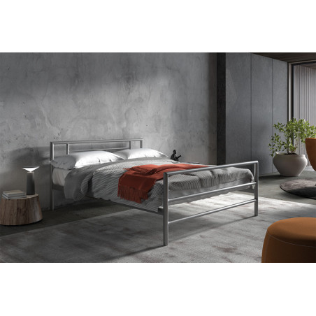 SANTAL, lit - métal - sommier inclus - 3 tailles
