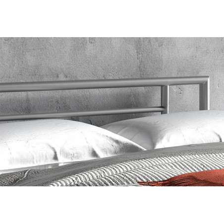 SANTAL, lit - métal - sommier inclus - 3 tailles