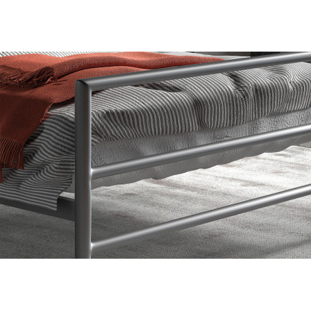 SANTAL, lit - métal - sommier inclus - 3 tailles