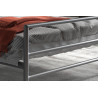 SANTAL, lit - métal - sommier inclus - 3 tailles