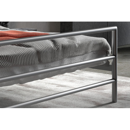 SANTAL, lit - métal - sommier inclus - 3 tailles