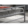 SANTAL, lit - métal - sommier inclus - 3 tailles