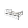 SANTAL, lit - métal - sommier inclus - 3 tailles