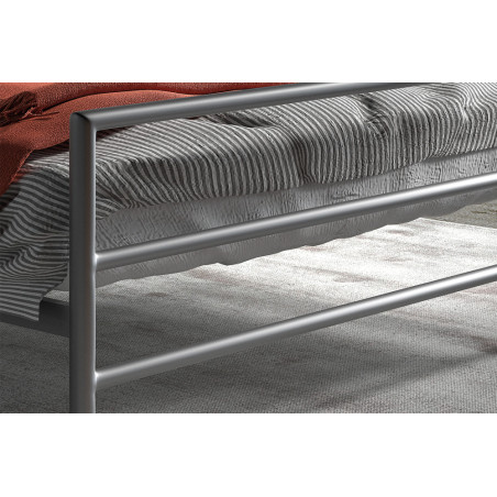 SANTAL, lit - métal - sommier inclus - 3 tailles