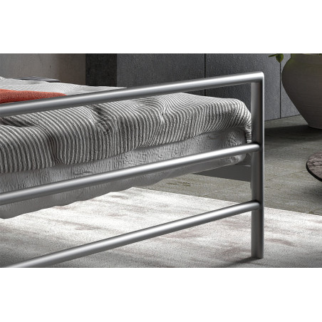 SANTAL, lit - métal - sommier inclus - 3 tailles