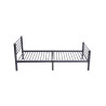 SEQUOIA, lit - métal - sommier inclus - 3 tailles