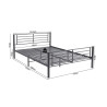 SEQUOIA, lit - métal - sommier inclus - 3 tailles